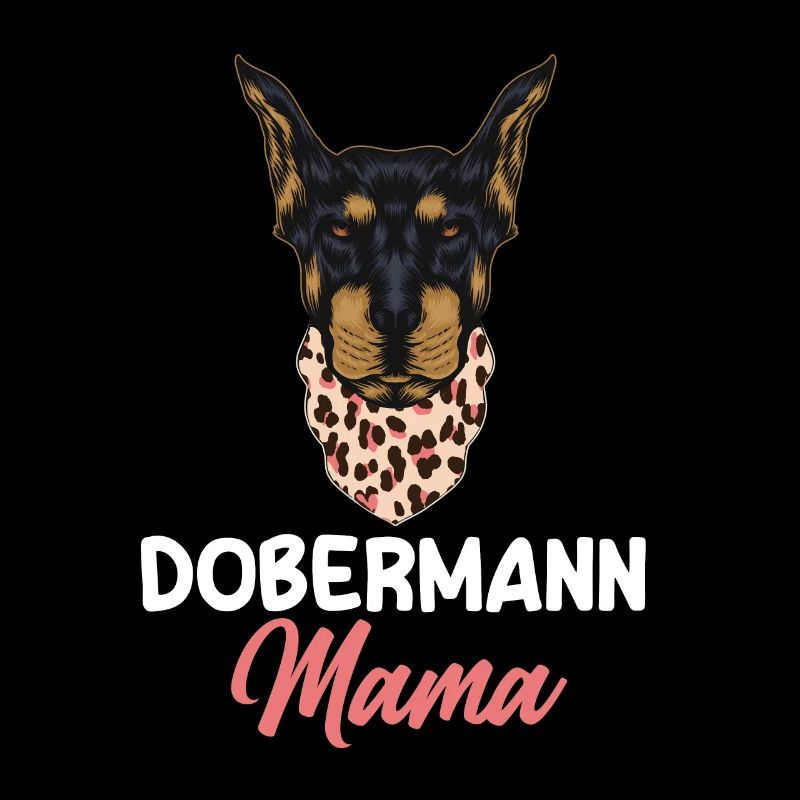 Chien Doberman Mama