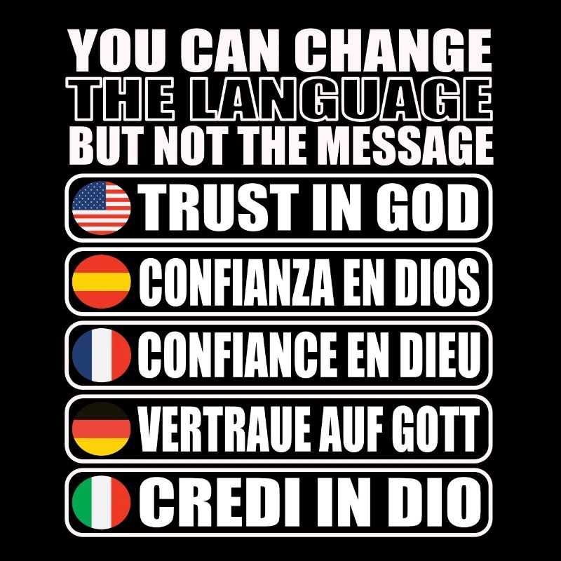Vertraue auf Gott Christen