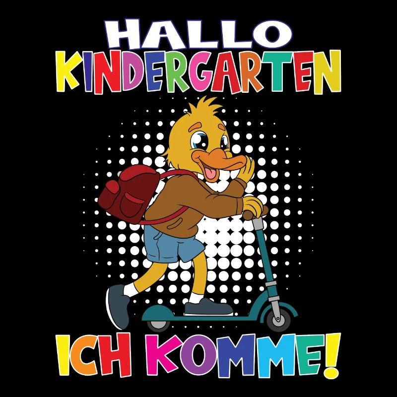 Kindergartenkind Hallo Kindergarten Ich Komme