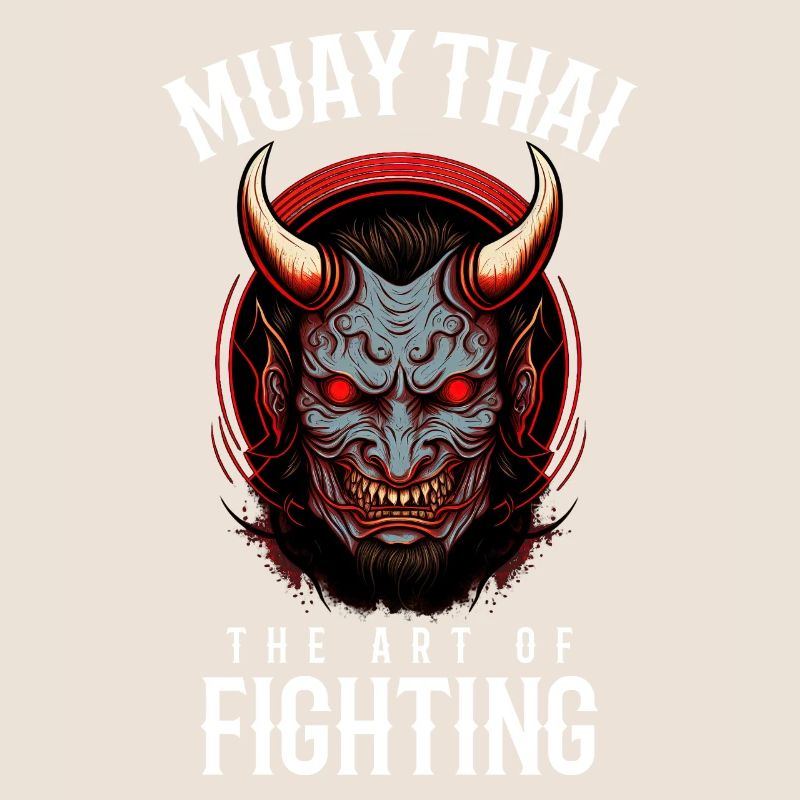 Thai-Boxen Oni Dämonische Kampfkunst Muay Thai Oni