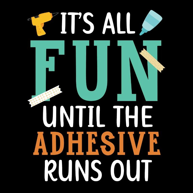 Everything is funny until the glue runs out Scrapbook
