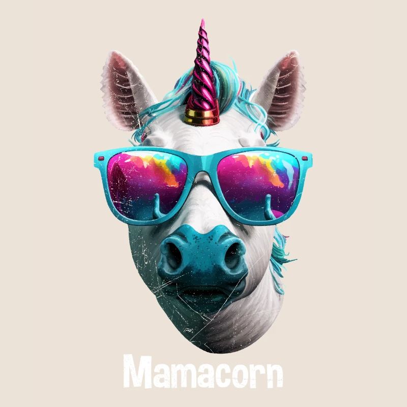 Mamacorn Muttertag Einhörner Mama Einhorn