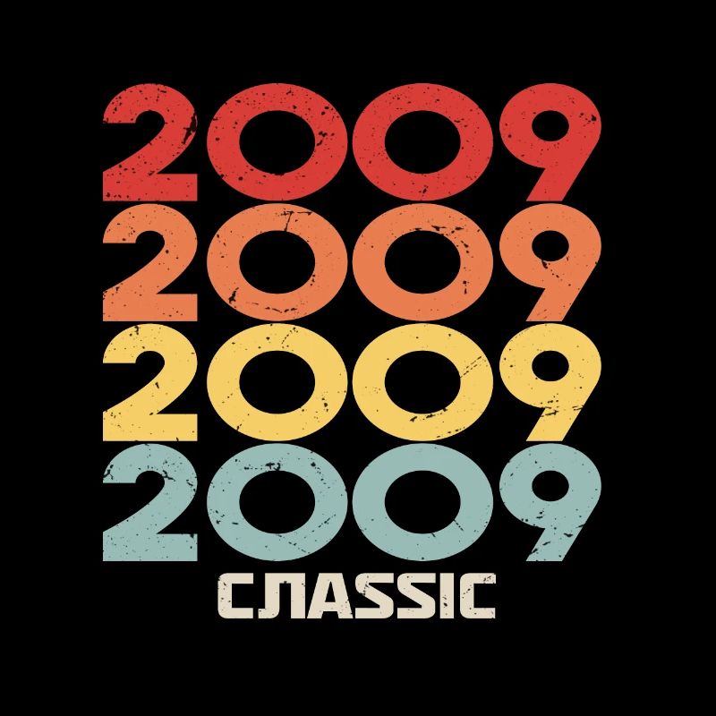 2009 Anniversaire dans le style vintage classique 2009