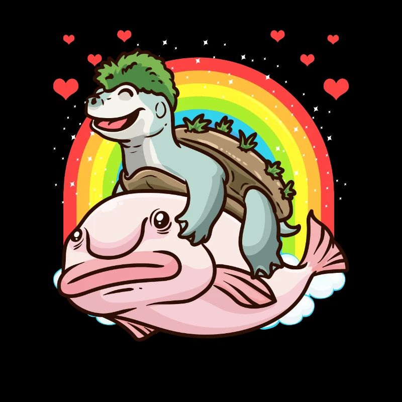 Mary River Schildkröte Und Blobfisch