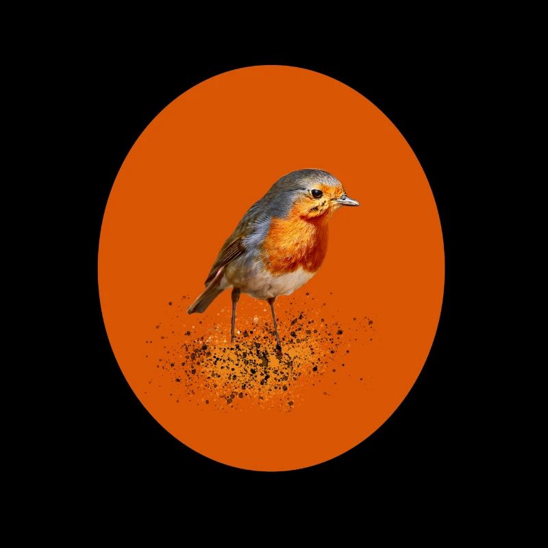 süsses Rotkehlchen / Robin mit orange