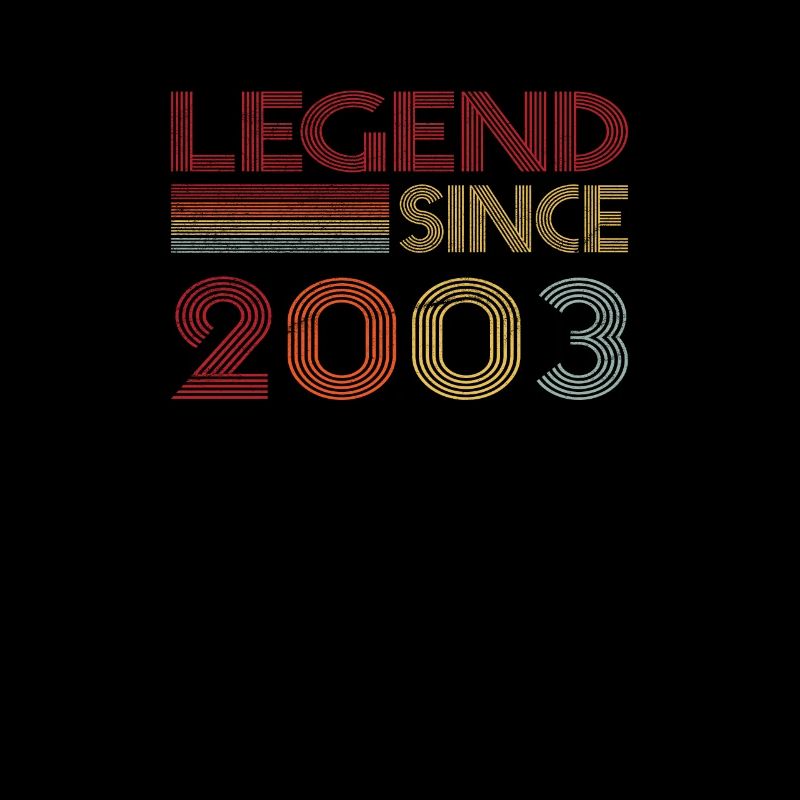 2003 Birthday Legend since Retro Vintage