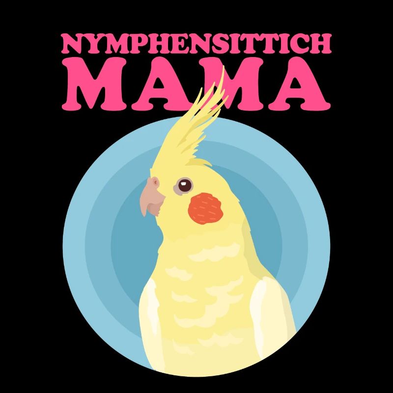 Nymphensittich Mama | Vogelbesitzer Geschenk