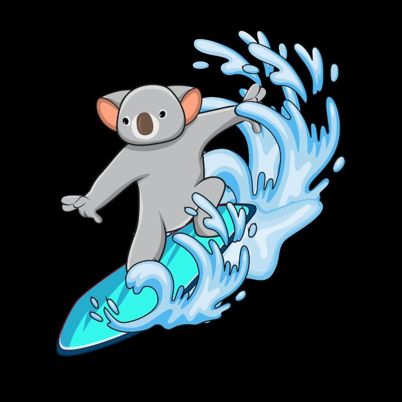 Planche de surf Koala Lovers Animal Koala Bear