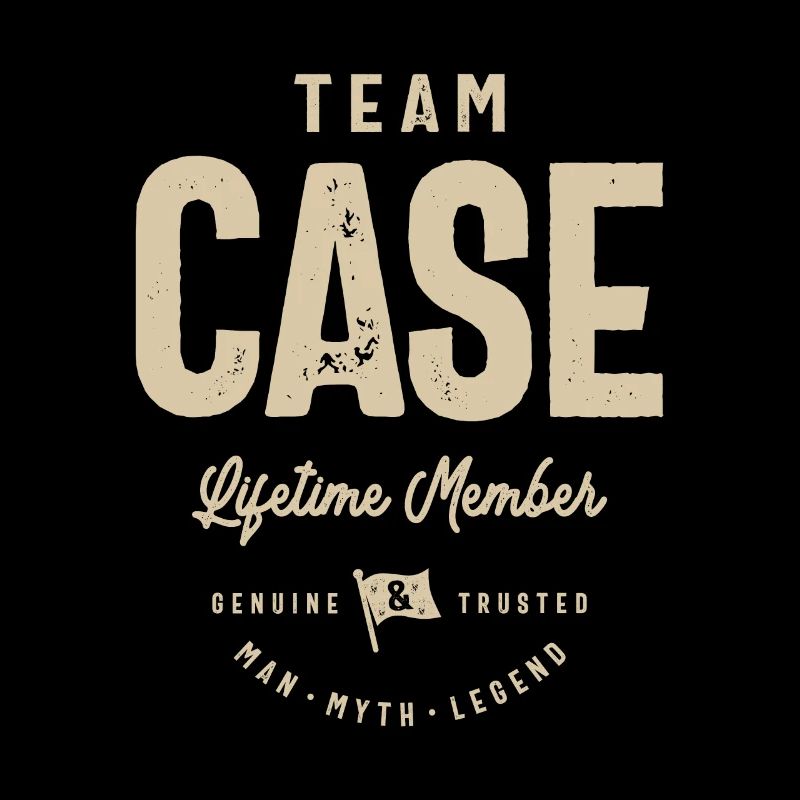 Team Case Lifetime Member - Name Case