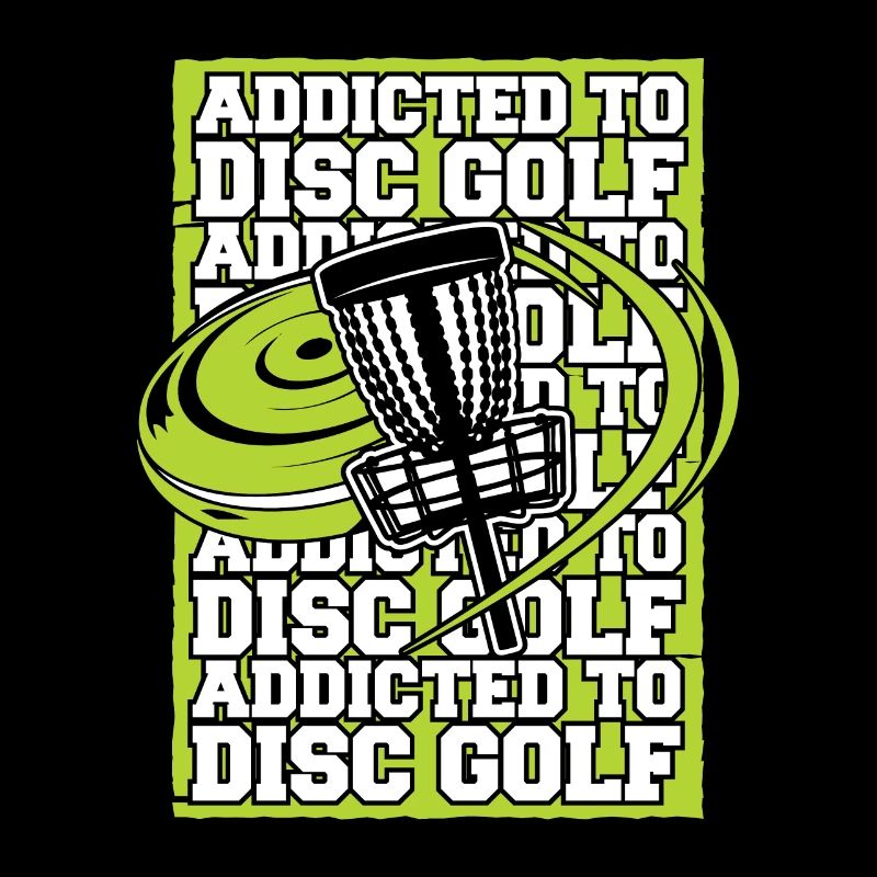 Accro au Disc Golf Disc Golfer Frisbee Golf