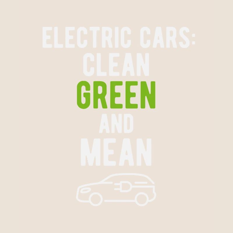 Véhicules électriques voitures électriques vert propre
