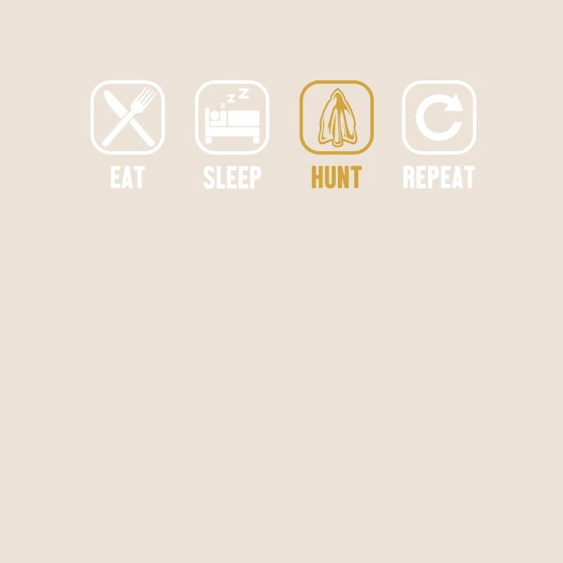 Eat Sleep Hunt Repeat Arrowhead Hunter