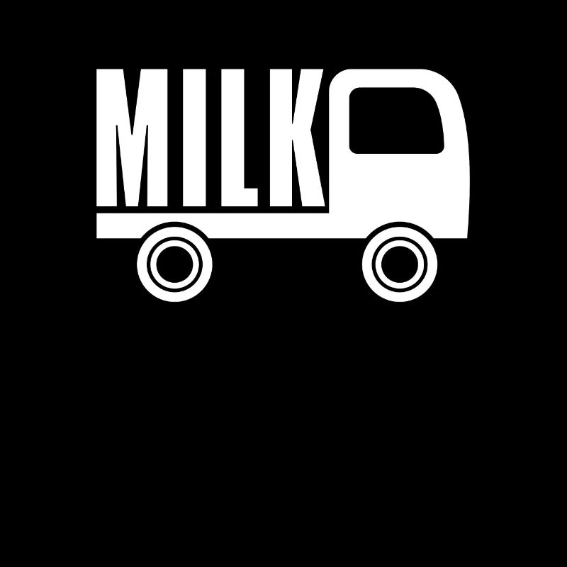 Wagon de lait de vache Lait froid