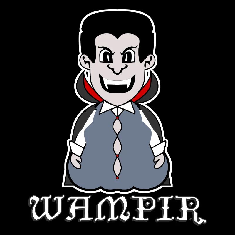 Vampir mit dickem Bauch