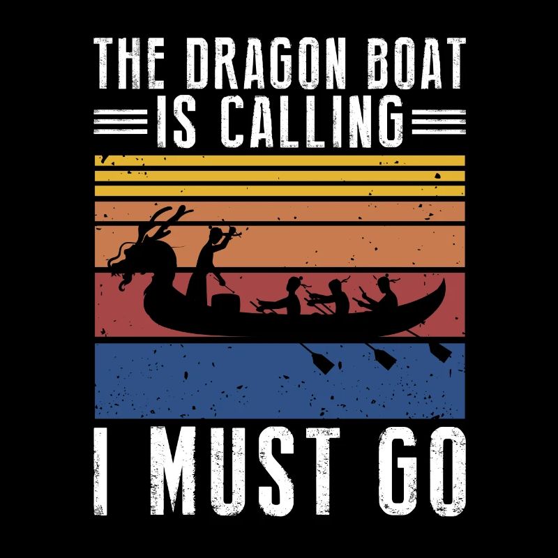 Bateau-dragon et équipage de bateau-dragon