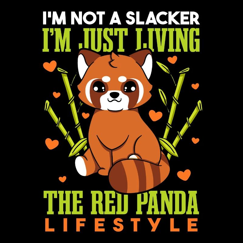 Drôle de panda roux