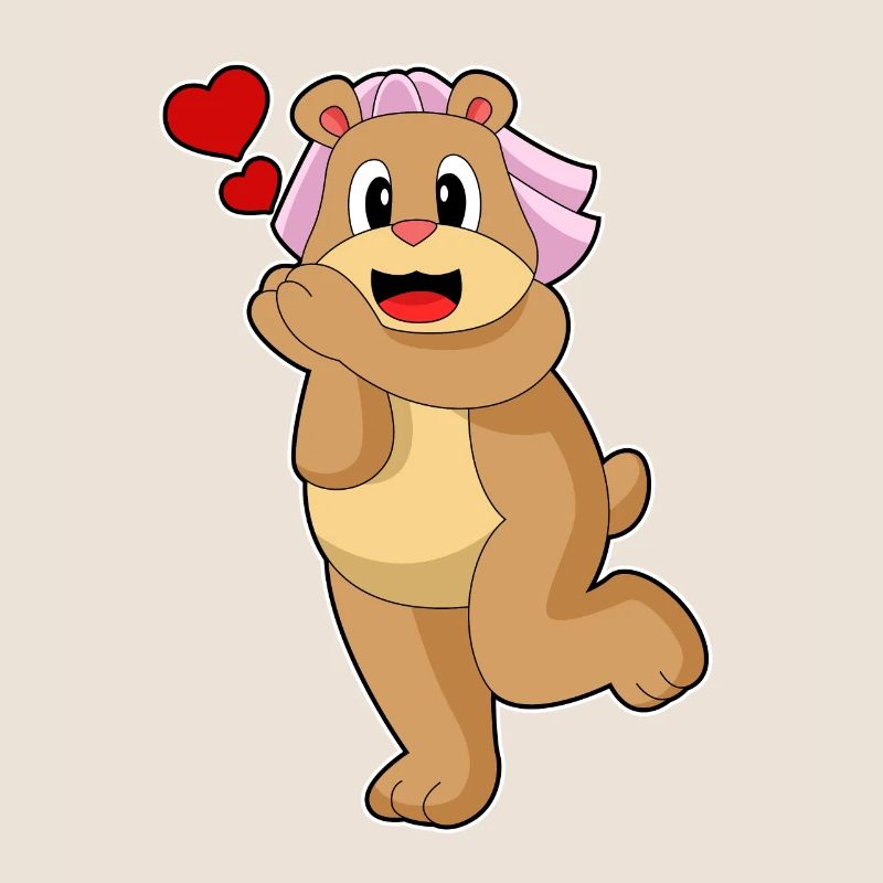 Bear Bride Veil Wedding