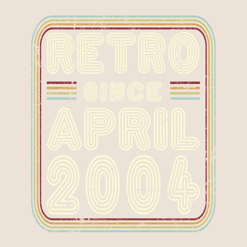 Birthday April 2004 Retro Gift