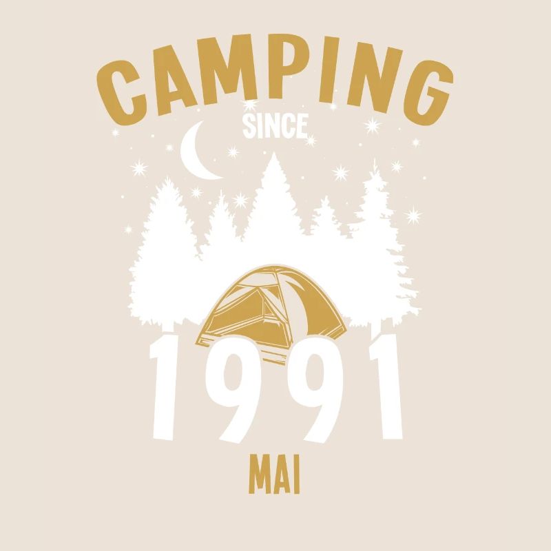Geburtstag: Camping seit Mai 1991 Zelten