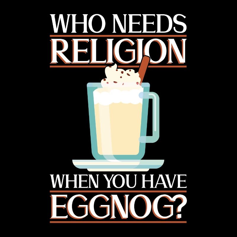 Atheist Atheismus Eierpunsch Weihnachten