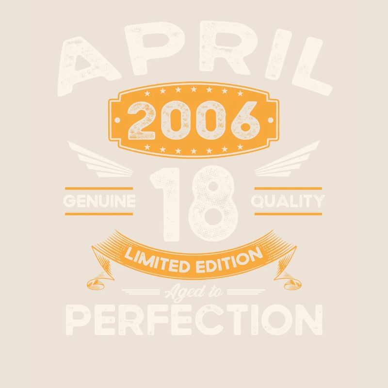 17th birthday man April Born 2006 Legendary