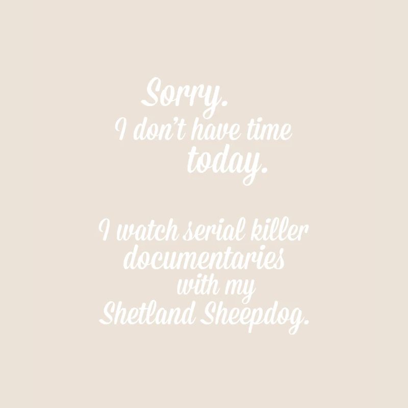Je regarde des documentaires avec mon Berger Shetland