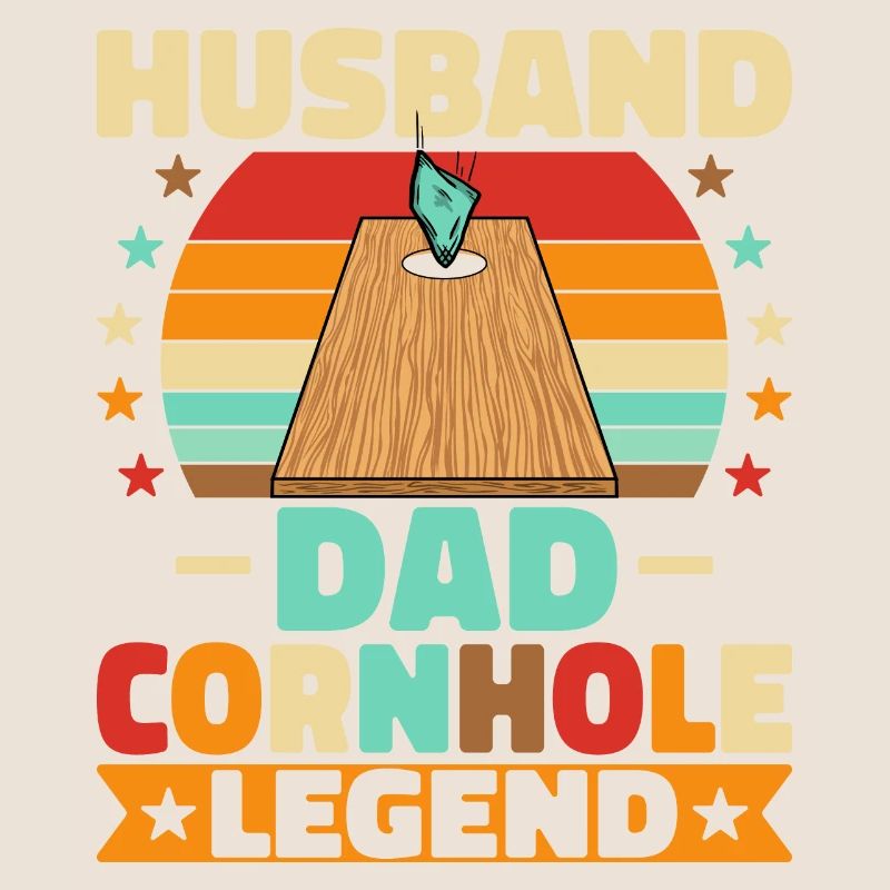 Husband Dad Cornhole Legend