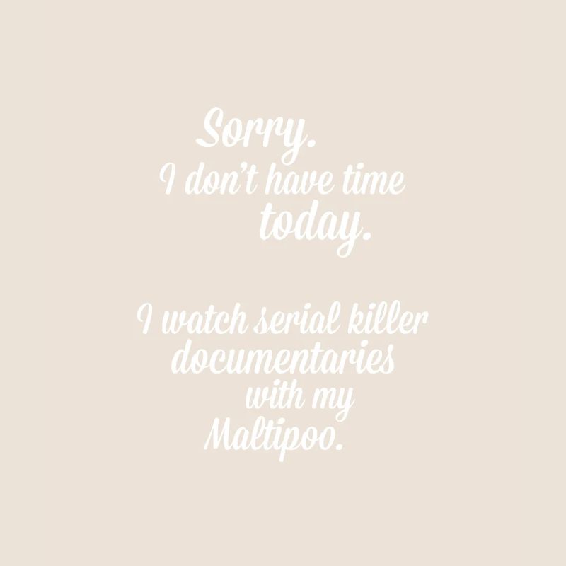 Je regarde des documentaires avec mon Maltipoo