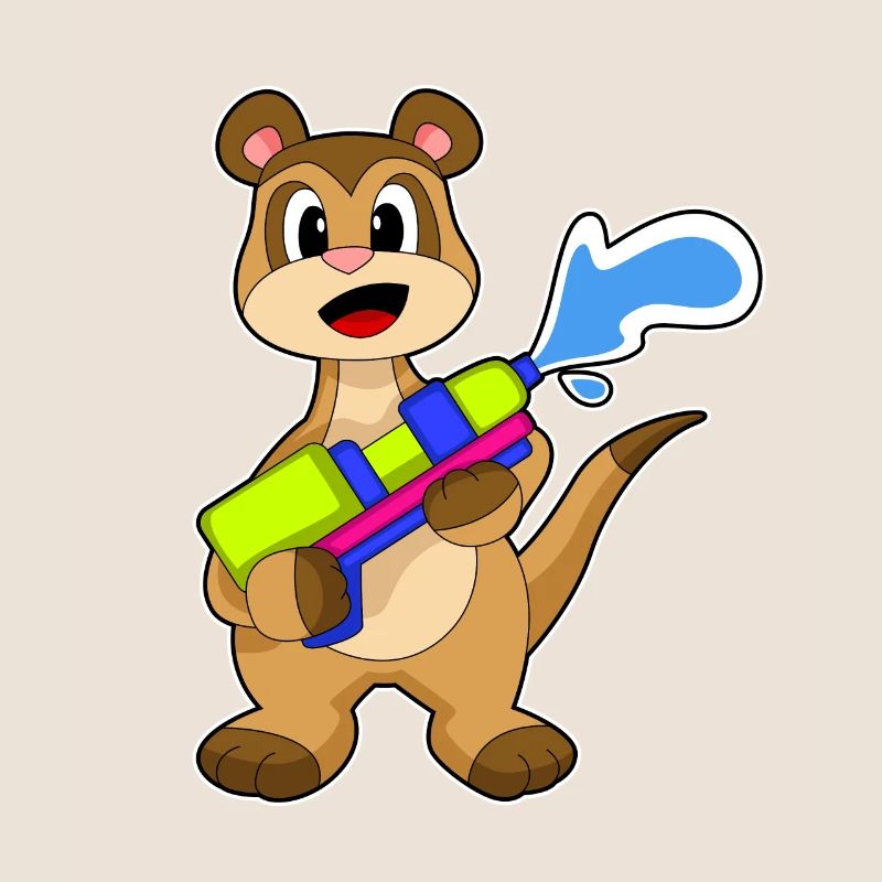 Pistolet à eau suricate