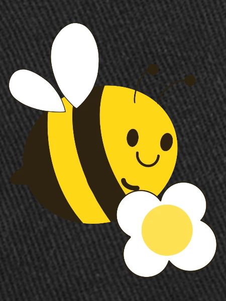 Bee with flower