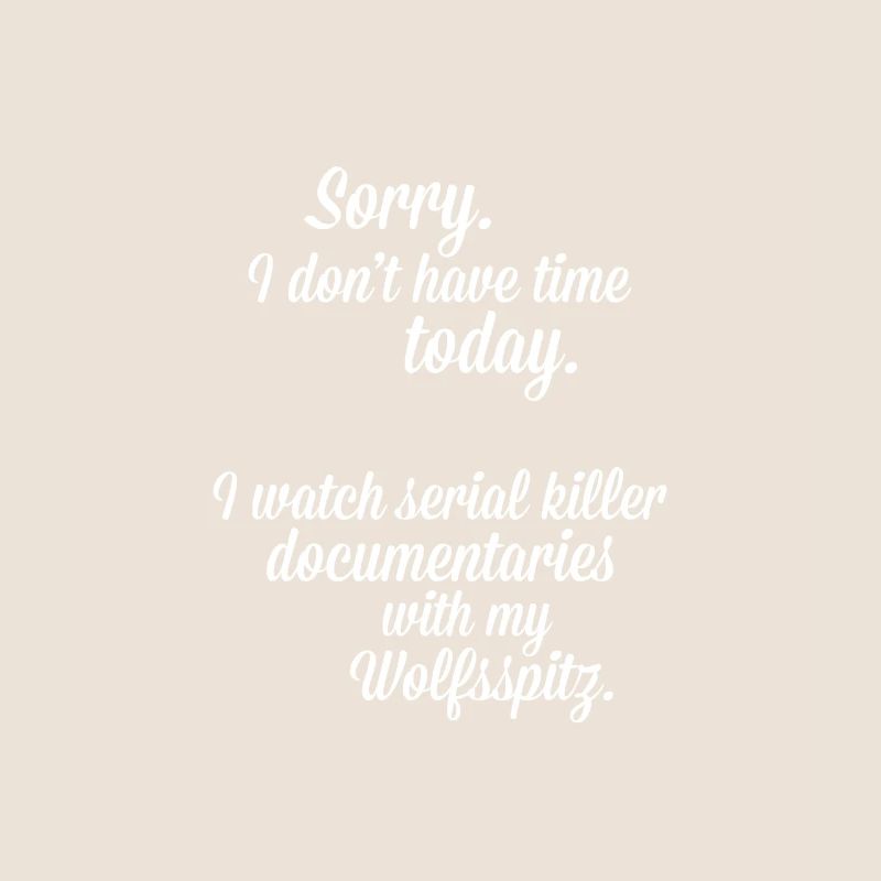I watch documentaries with my Wolfsspitz