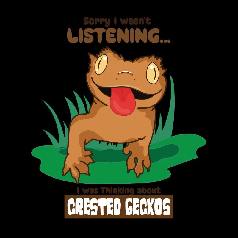 Thinking About Geckos Cute Lizard Reptile Animals