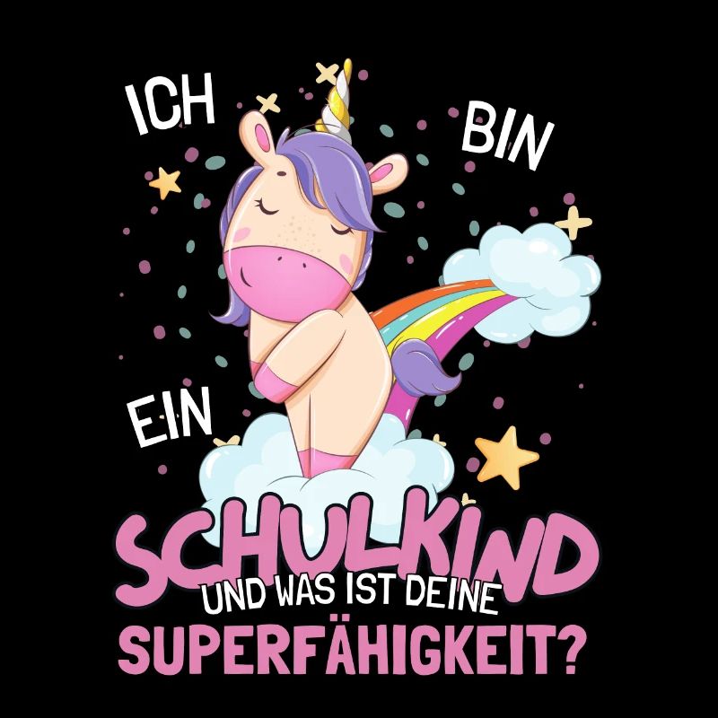 Bye Bye Kindergarten, hallo Schulkind Einhorn