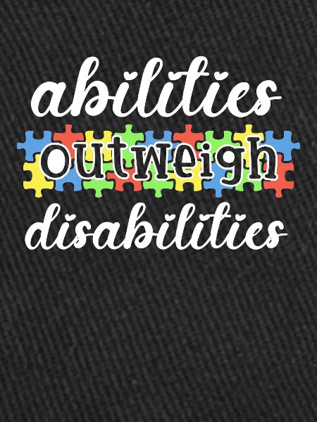 Autism awareness - abilities predominate