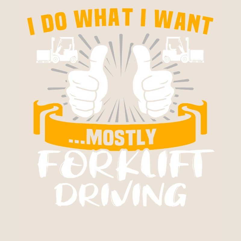 Forklift truck driver