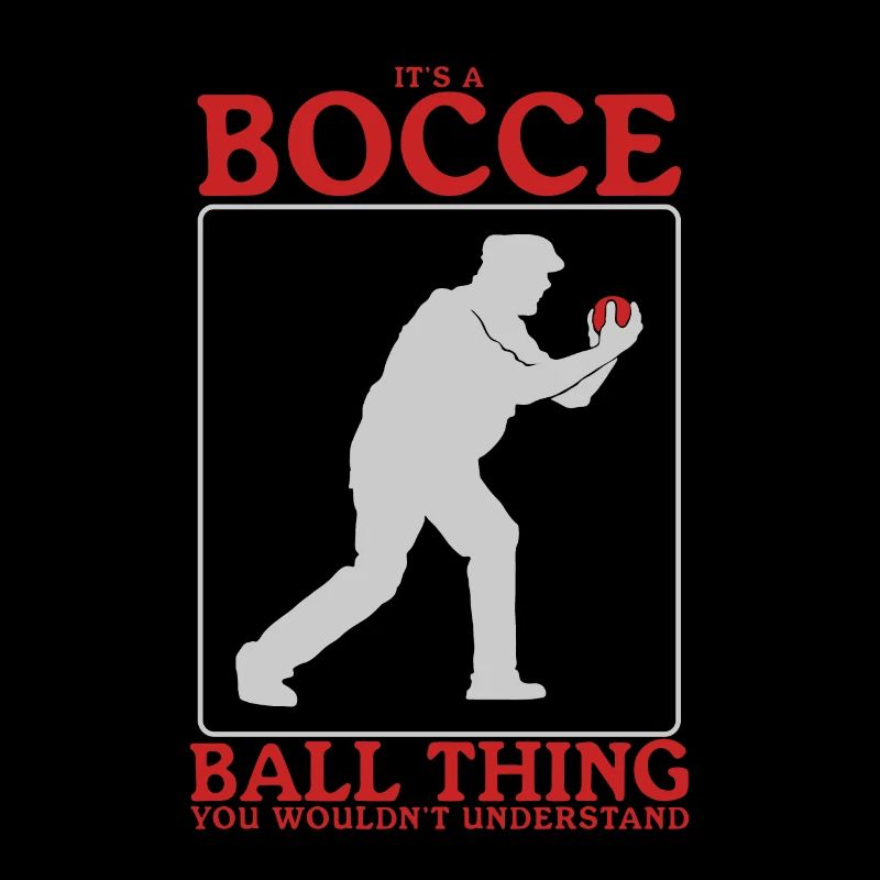 Bocce Bocce | Boccia Player Boules Cadeau