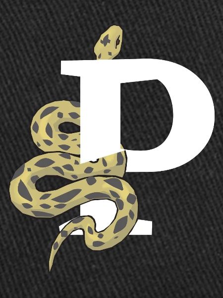 Lettre p serpent