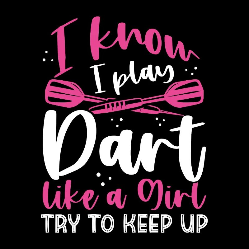 Mädchen spielt Dart