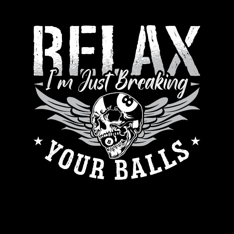 Cue Sports Relax Je ne fais que casser ton bâton de queue
