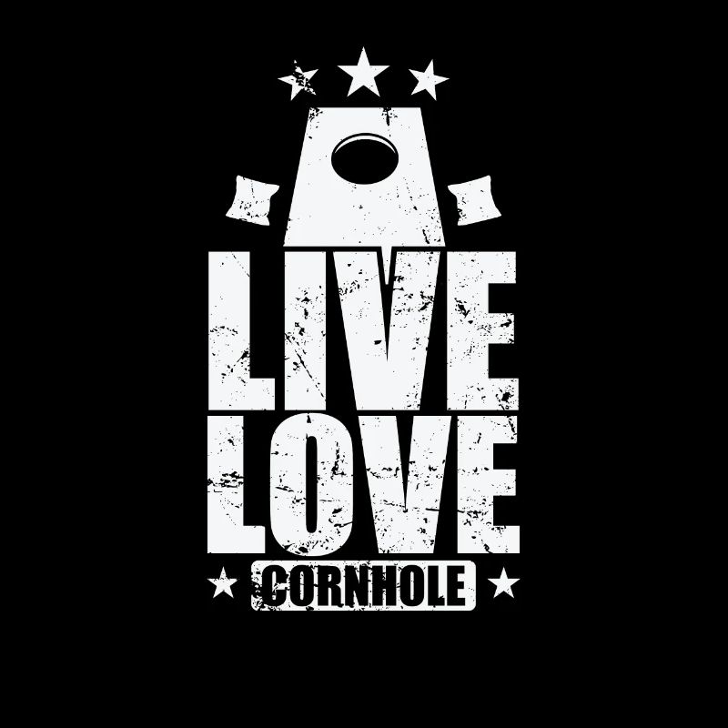 Live Love Cornhole Spiel Freizeit Hobby