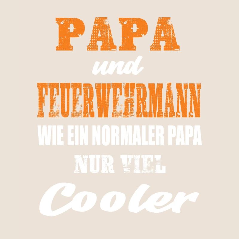 Papa und Feuerwehrmann