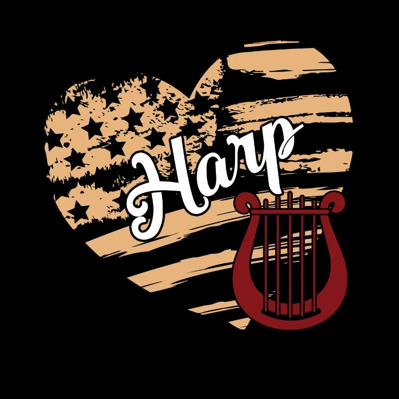 Harp Harp Flag