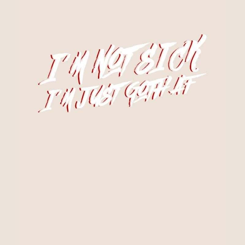 Bin nicht krank, bin nur Goth AF - Moontan Gothic