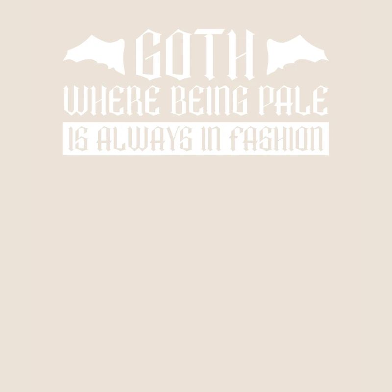 Goth, où être pâle est à la mode - Moontan Gothic