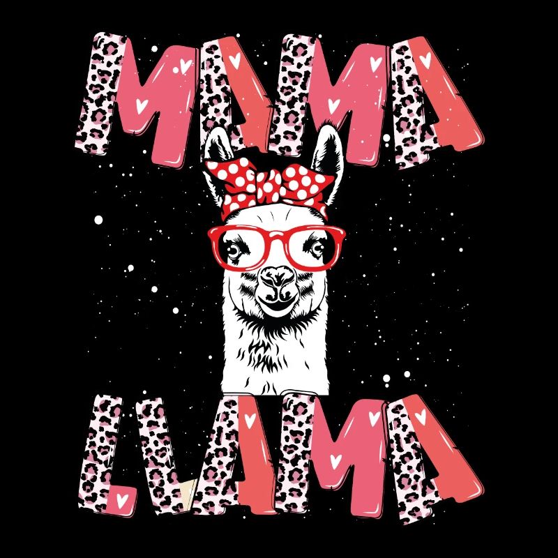 Mama Lama Mit Brille