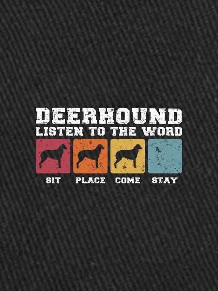 Deerhound écoute le mot