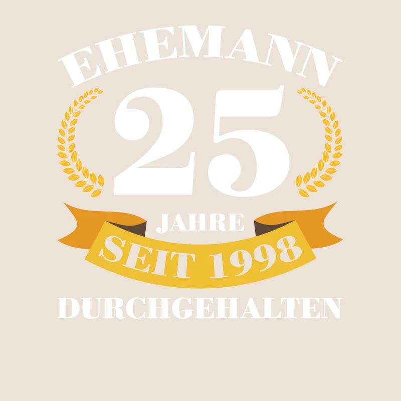 25. Hochzeitstag Ehemann Silberhochzeit Geschenk