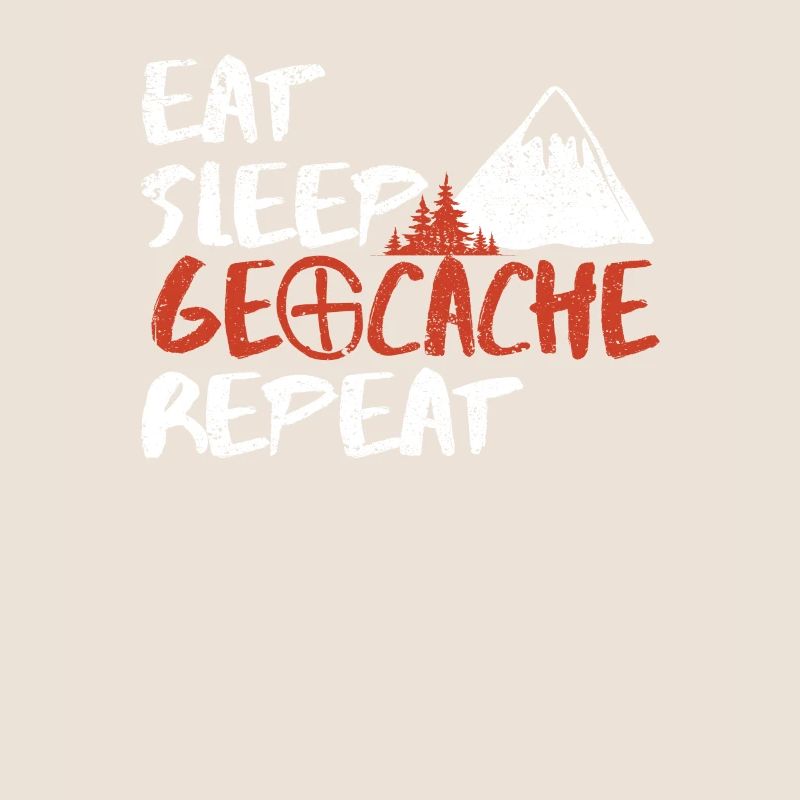 Manger dormir Géocache Répéter Geocaching Extérieur