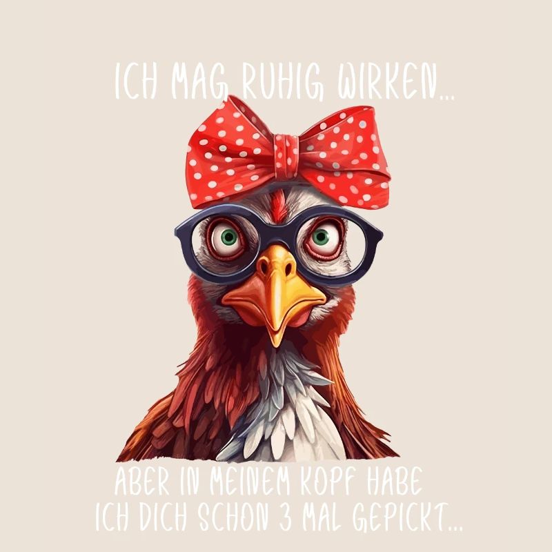 Witziger Spruch Statement Damen Hühner Henne