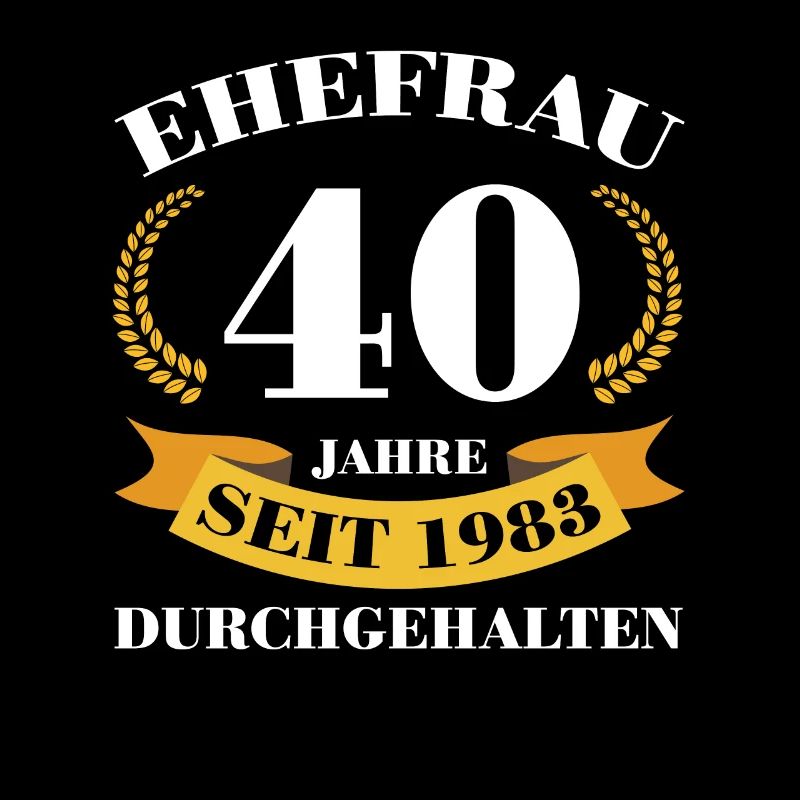 40. Hochzeitstag Ehefrau Rubinhochzeit Geschenk